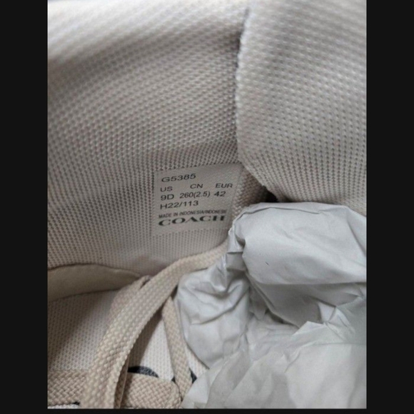 COACH CLIP HIGH SNEAKERS MEN SZ 9 - Picture 3 of 5